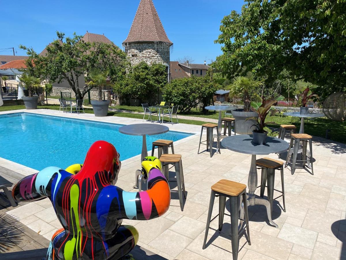 Domaine De Suzel Hotel Vignieu Bagian luar foto