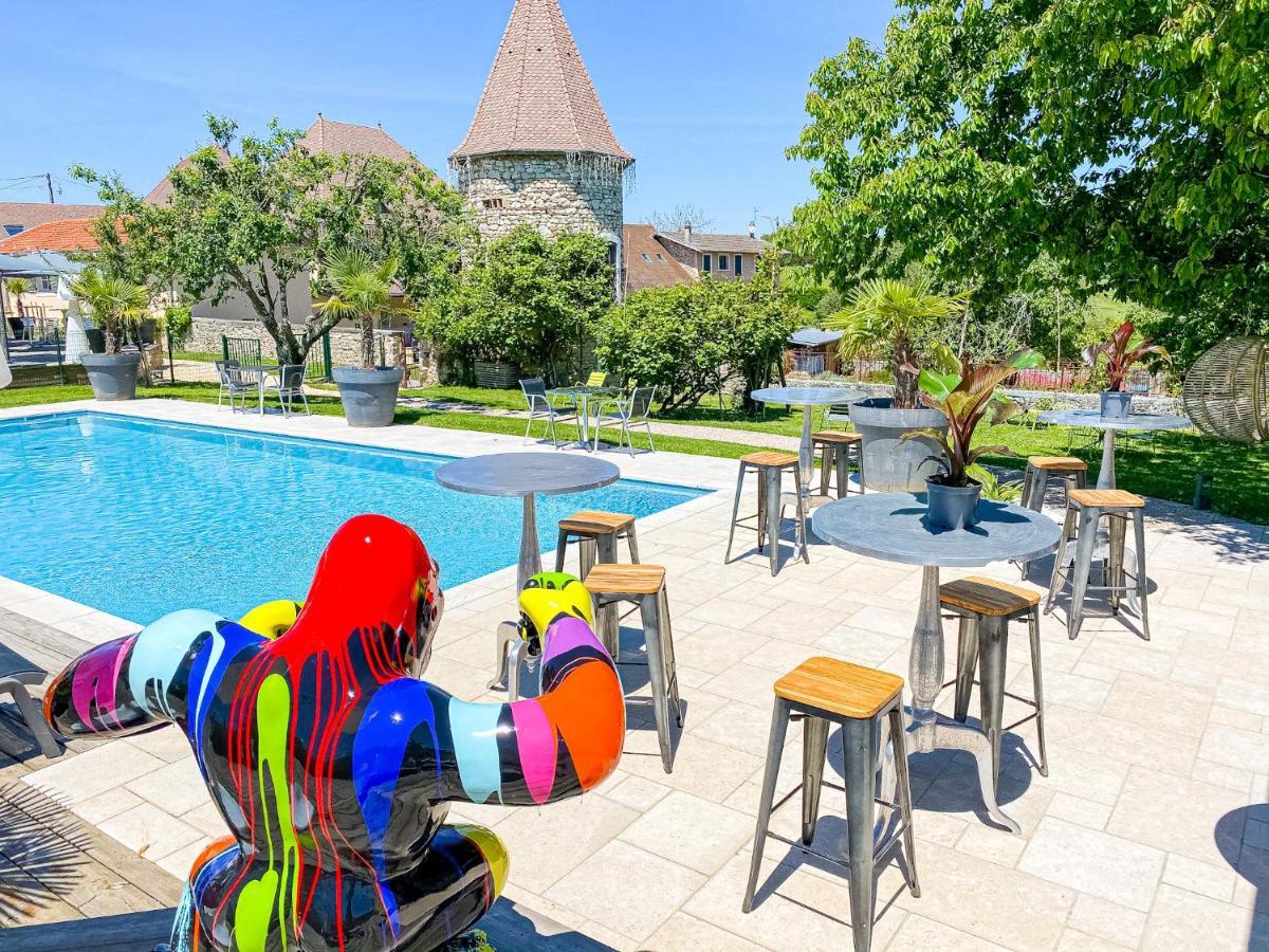 Domaine De Suzel Hotel Vignieu Bagian luar foto